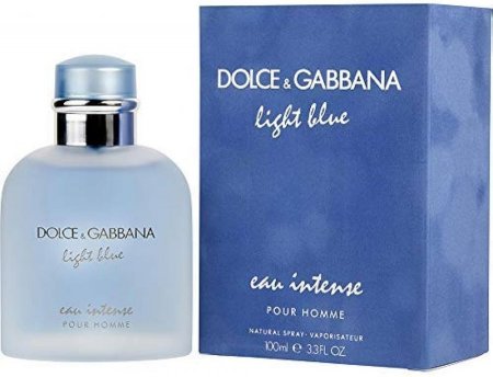 عطر لايت بلو انتنس من دولتشي اند غابانا للرجال سعة 100مل - Light Blue Eau Intense Pour Homme EDP By Dolce&Gabbana For Men 100ml