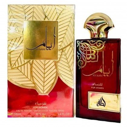 عطر أيام من لطافة للنساء سعة 100 مل - Ayaam EDP By Lattafa Perfumes 100ml