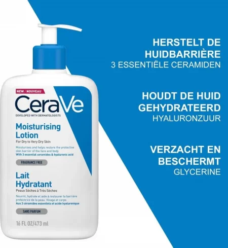 CeraVe - Moisturizing Lotion - for dry to very dry skin - 473ml