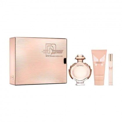 Paco Rabanne OLYMPEA SET ( 80ml Natural Spray and 10ml EDP Travel Spray and 100ml Lotion ) For Women
