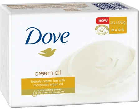 Dove Argan Oil Beauty Bar Soap, 2 x 100 gr